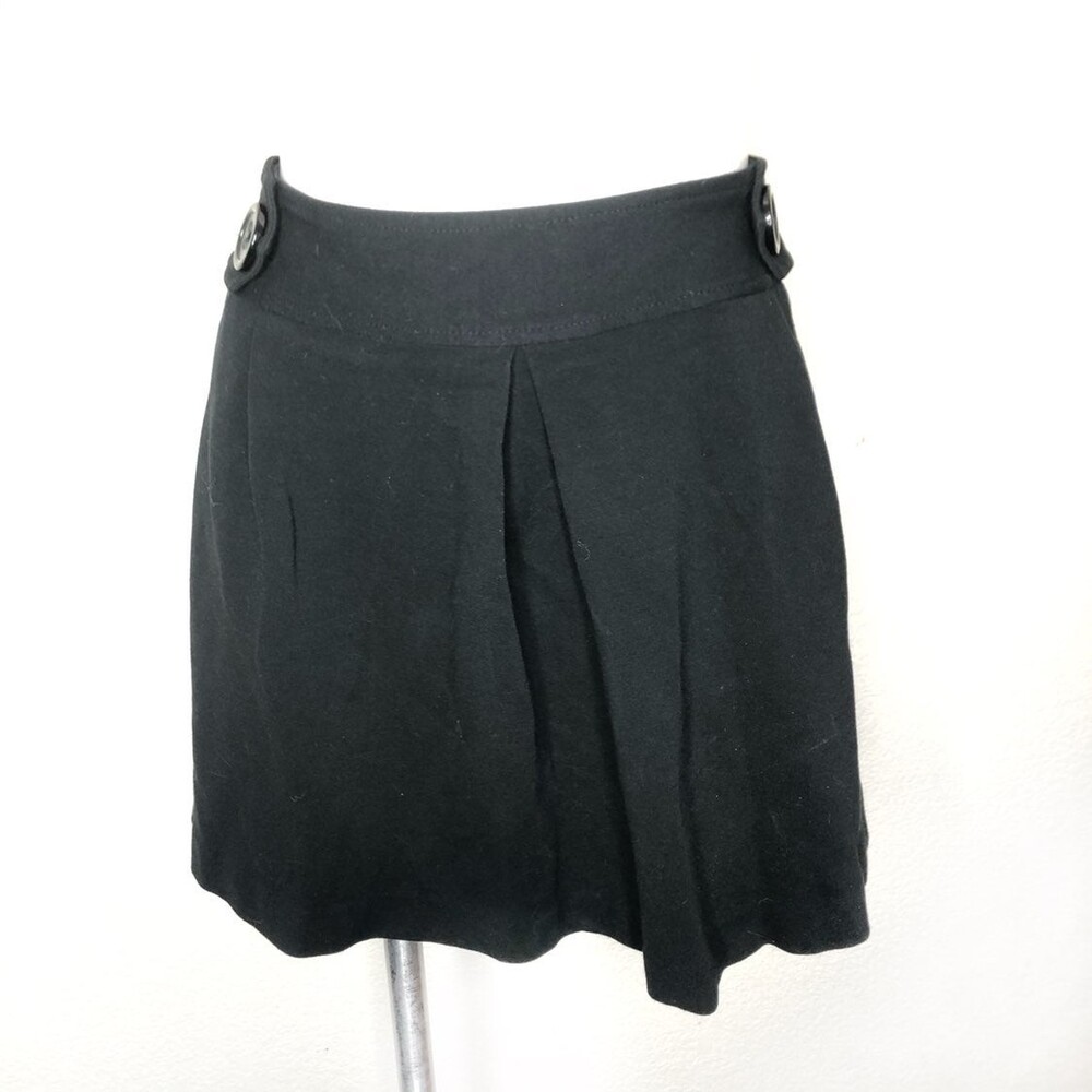 EXPRESS Skirt Soft Black Academia School Girl Pockets Womens Size 6